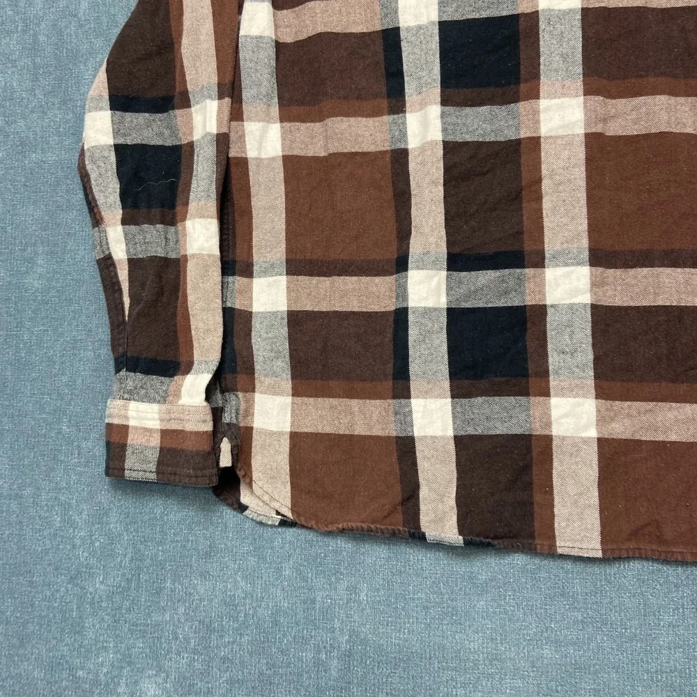Levi's Shirt Mens Large Multicolor Check Cotton Button Up Flannel Long Sleeve